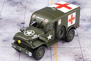 WC 54 4x4 Ambulance Diecast Model, US Army