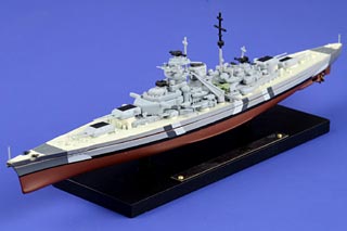 Bismarck-class Battleship Diecast Model, German Navy, Bismarck