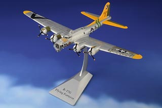 B-17G Flying Fortress Diecast Model, USAAF 447th BG, 709th BS, #42-97976 A Bit O Lace
