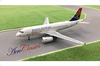 A319 Diecast Model, South African Airways, ZS-SFG