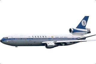 DC-10-30 Diecast Model, Sabena, OO-SLA