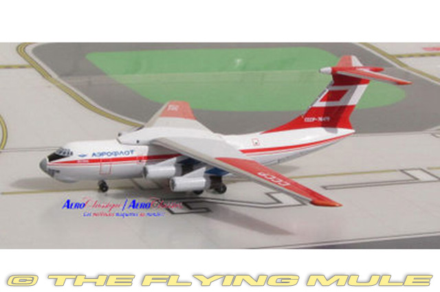 Il-76 Candid 1:400 Diecast Model - AeroClassics AL-ACAFL0214 - $59.95