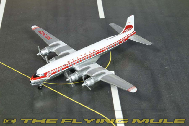 DC-6B 1:400 Diecast Model - AeroClassics AL-ACWAL0116 - $36.95