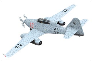 Me 262B Diecast Model, Luftwaffe 10./NJG 11, Red 10, Kurt Welter