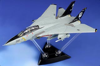 F-14A Tomcat Diecast Model, USN VF-14 Tophatters, AJ200, USS Enterprise, Last