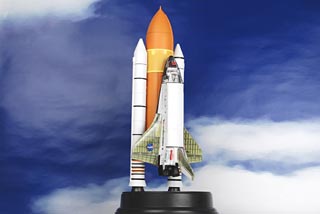 Space Shuttle Display Model, NASA, OV-103 Discovery, Launch Configuration