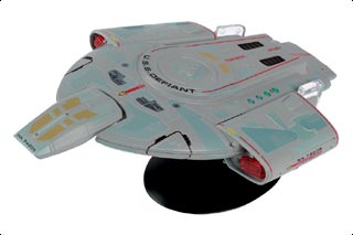 Defiant-class Escort Diecast Model, Starfleet, NX-74205 USS Defiant, STAR TREK: Deep