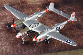 P-38L Lightning Display Model, USAAF 475th FG, 431st FS, Miss Bowlegs II/Pecky