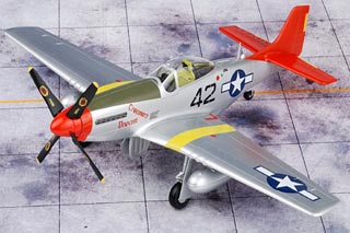 P-51D Mustang Display Model, USAAF 332nd FG, 301st FS Tuskegee Airmen