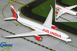 A350-900 Diecast Model, Air India, VT-JRH, Flaps Down Configuration