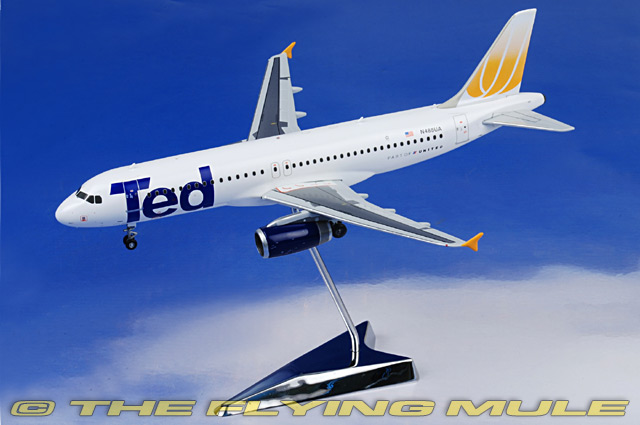 A320-200 1:200 Diecast Model - GeminiJets GJ-G2UAL007 - $70.95