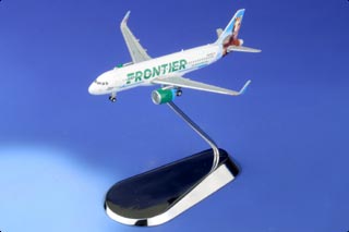 A320neo Diecast Model, Frontier Airlines, N307FR Champ the Bronco