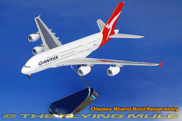 GeminiJets GJQFA1239 - A380 Diecast Model, Qantas, VH-OQD