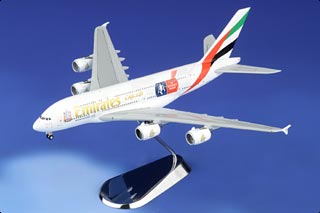A380-800 Diecast Model, Emirates Airlines, A6-EER Emirates FA Cup