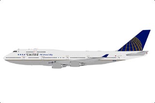 747-400 Diecast Model, United Airlines, N121UA