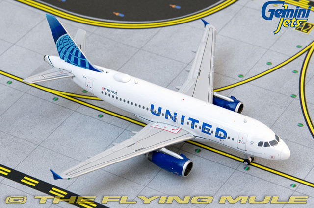 A319 1:400 Diecast Model - GeminiJets GJ-GJUAL1914 - $44.95