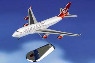 747-400 Diecast Model, Virgin Atlantic, G-VXLG Ruby Tuesday