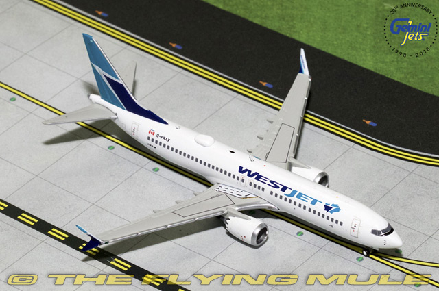 737 MAX 8 1:400 Diecast Model - GeminiJets GJ-GJWJA1823 - $39.95