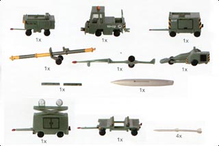 Diecast Model, Military Ground Support Equipment