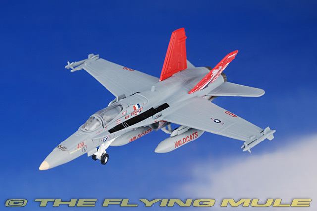 【未使用品】HERPA 1/200 F/A-18 HORNET WILDCATS F/A-18C Hornet 1:200 Diecast Model - Herpa HE-554169 - $45.95