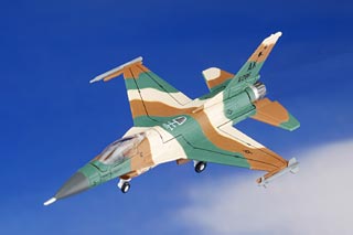 F-16C Fighting Falcon Diecast Model, USAF 354th FW 18th AGRS Arctic Bandits, Red 86