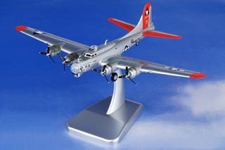 B-17G Flying Fortress Diecast Model, USAAF, #44-85740 Aluminum Overcast