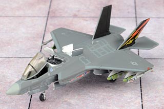 F-35B Lightning II Diecast Model, USN VX-23 Salty Dogs, BF-01, Open Canopy