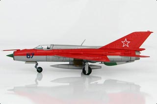 MiG-21PFM Fishbed Diecast Model, Soviet Air Force, #67, Kubinka AB, USSR, 1967