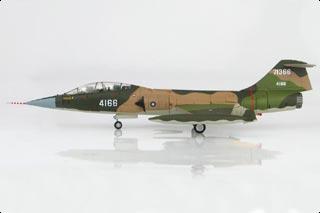 F-104D Starfighter Diecast Model, ROCAF 427th TFW, 4166, Chin Chuan Kang AB, Taiwan