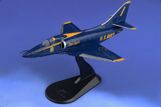 A-4F Skyhawk Diecast Model, USN Blue Angels, #1, 1979