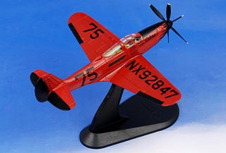 P-39Q Airacobra Diecast Model, "Cobra 1", Jack Wollams