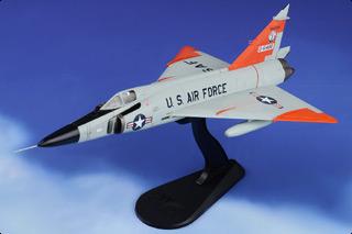 F-102A Delta Dagger Diecast Model, USAF 148th FIG, 179th FIS MN ANG Bulldogs