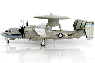 E-2C Hawkeye Diecast Model, USN VAW-126 Seahawks, AC601, USS Harry S. Truman