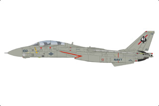 F-14A Tomcat Diecast Model, USN VF-41 Black Aces, AJ102 Fast Eagle 102, USS - NOV PRE-ORDER