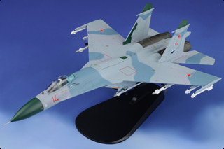 Su-27 Flanker-B Diecast Model, Russian Air Force, Red 14, 1990