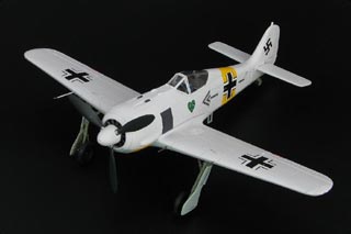 Fw 190A Diecast Model, Luftwaffe 1./JG 54 Grunherz, Hans Trautloft