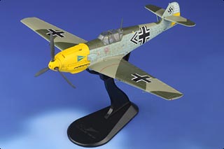 Bf 109E Diecast Model, Luftwaffe JG 2, Helmut Wick, Battle of Britain