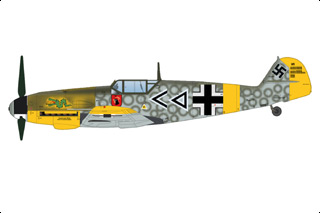 Bf 109F Diecast Model, Luftwaffe JG 3, Hans Von Hahn, USSR, 1942 - DEC PRE-ORDER