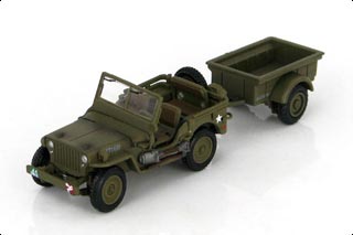 Jeep Diecast Model, British Army 6th Airborne Div, Normandy, France