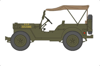 Jeep Diecast Model, US Army, Gen. Douglas MacArthur, Leyte - SEP PRE-ORDER