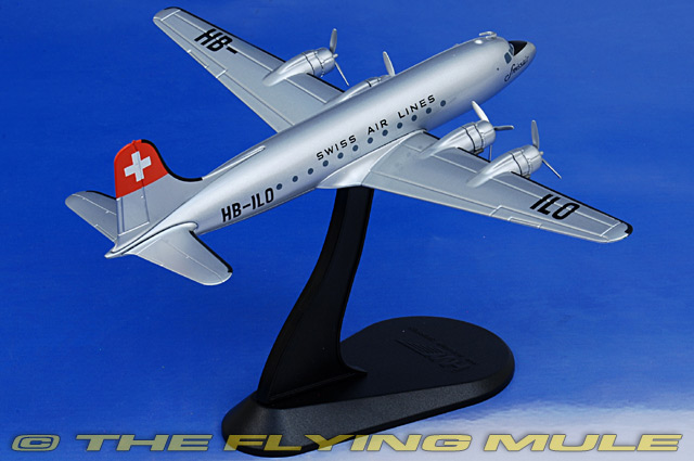 DC-4 Diecast ModelSwiss Air Lines, 1951HM-HL2004 Hobby Master 1:200