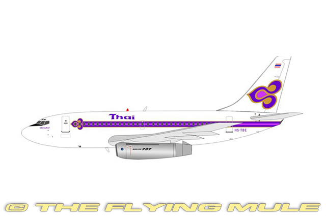 737-200 1:200 Diecast Model - Inflight 200 IF-IF7320714 - Inflight