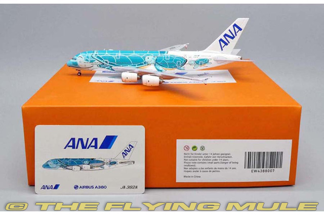 A380-800 1:400 Diecast Model - JC Wings JC-EW4388007 - $65.95