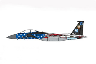 F-15C Eagle Diecast Model, USAF 144th FW, 194th FS CA ANG Griffins - SEP PRE-ORDER