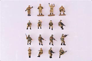 Display Model, Russian Army, 16-Piece Figure Set (Khaki)