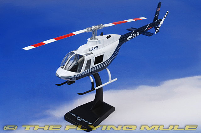 206 Jetranger Diecast ModelLAPD, Los Angeles, CANR-25737 New Ray 1:34