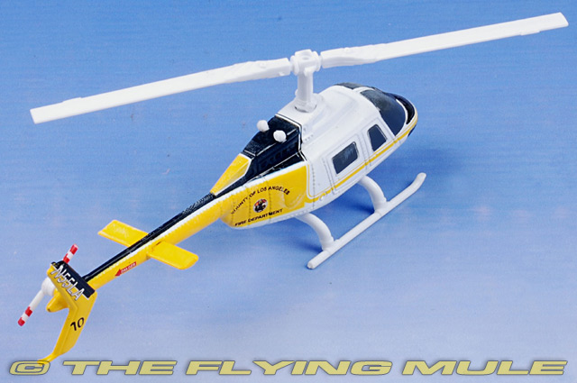 206 Jetranger Diecast ModelLACOFD, Los Angeles, CA, w/Display CaseNR-29707 New Ray 1:87
