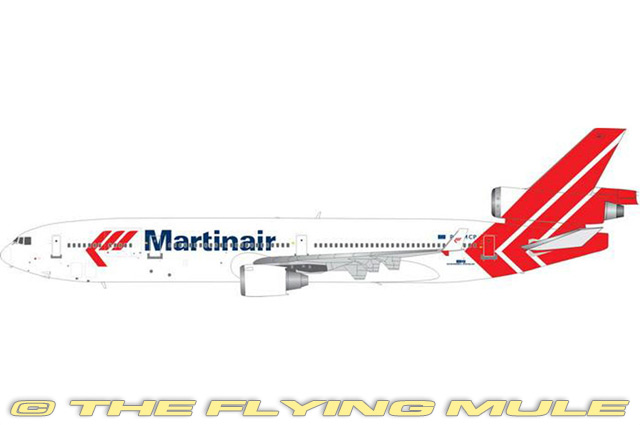 MD-11 1:400 Diecast Model - Phoenix Models PH-PH4MPH1670 - $41.95