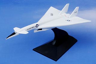 XB-70A Valkyrie Diecast Model, USAF, #62-0001 Prototype AV-1, Edwards AFB, CA