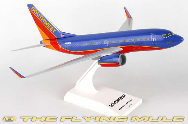 Avion Miniature Southwest B737-700 - Modèle 1:130 | Collection Décoration Ou Jouet